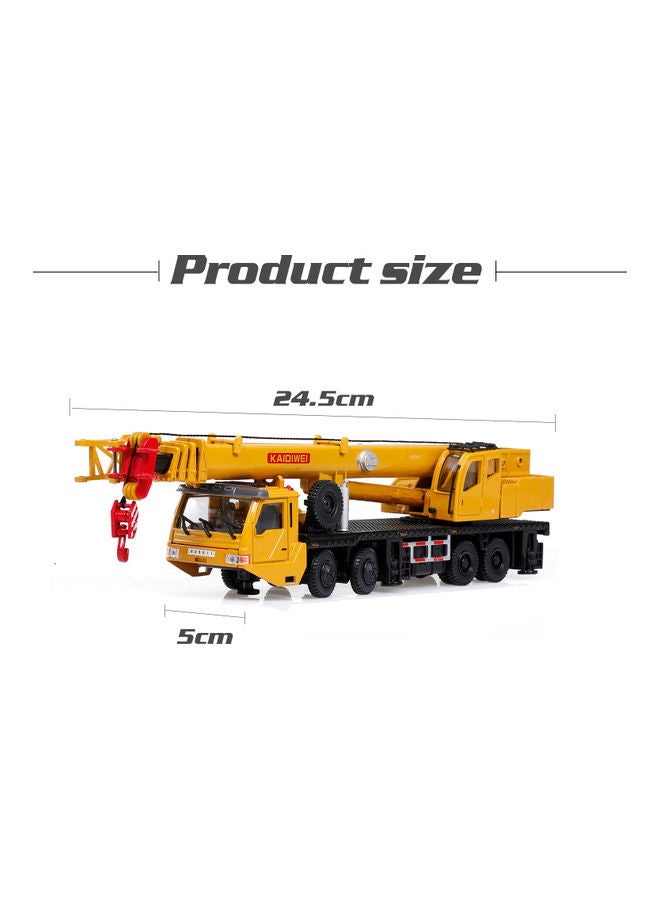 Mega Crane Lifter Alloy Model With Steering 26.8x7.8x25.7cm - Image 4