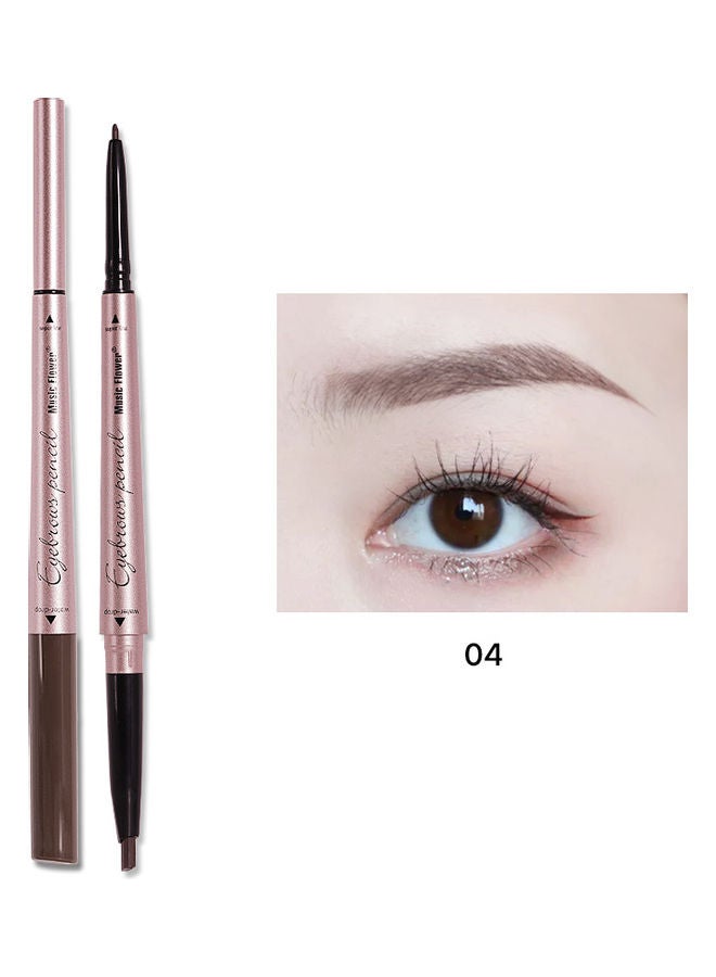 ميوزك فلاور قلم رسم حواجب برأس مزدوج كاكي - Image 1