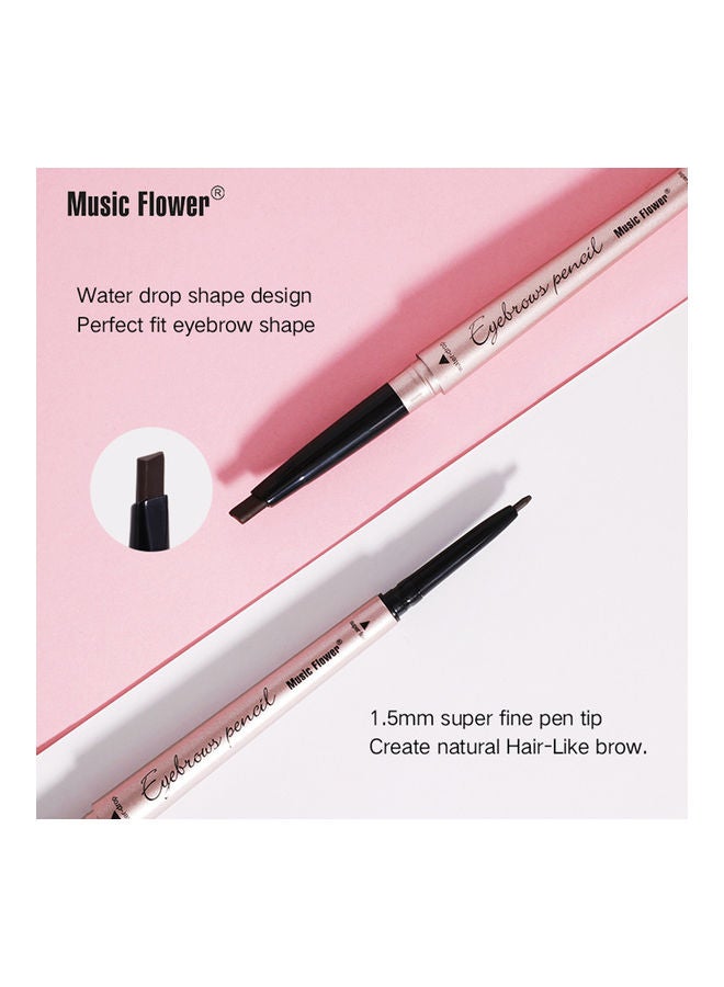 ميوزك فلاور قلم رسم حواجب برأس مزدوج كاكي - Image 4