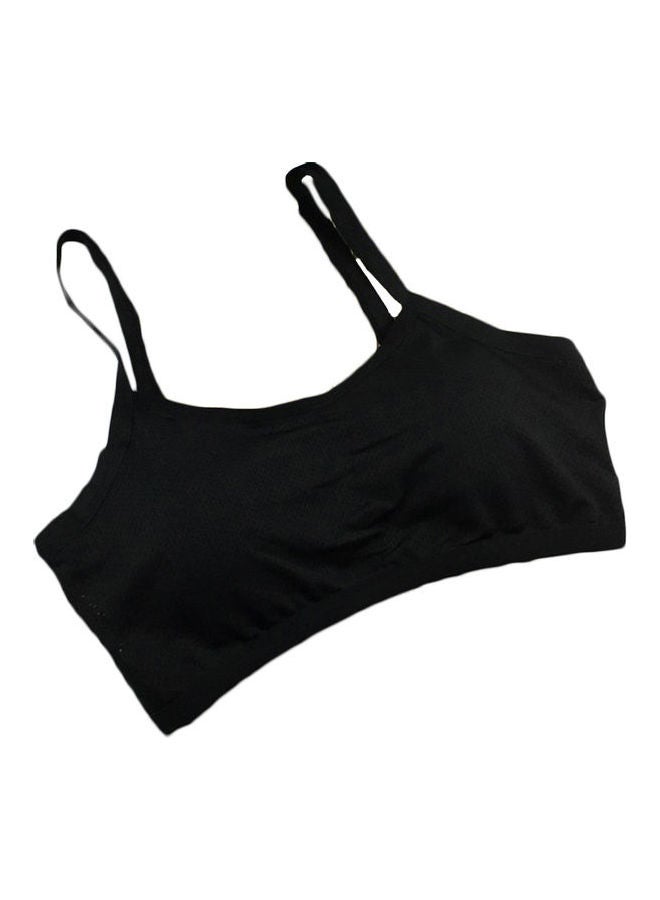 Breathable Stretch Push Up Brassiere Sport Bra Running Vest Underwear Black