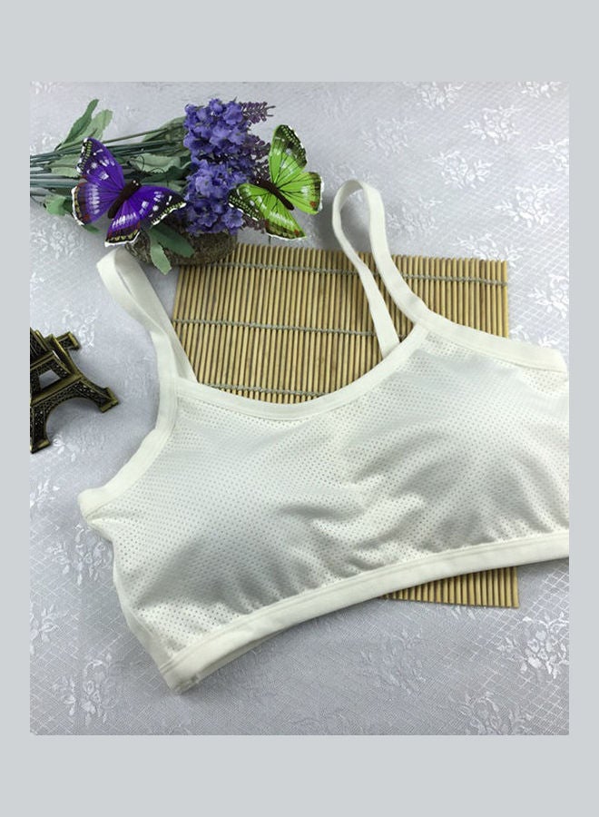 Breathable Stretch Push Up Brassiere Sport Bra Brown - Image 3