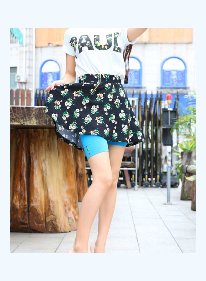 Breathable Quick-drying Polyester Safety Panties Short Underpants Leggings Blue  - Image 4