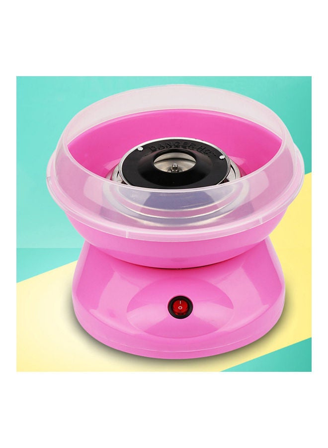 Automatic Mini Diy Cotton Candy Maker Pink 26x13x26cm - Image 2