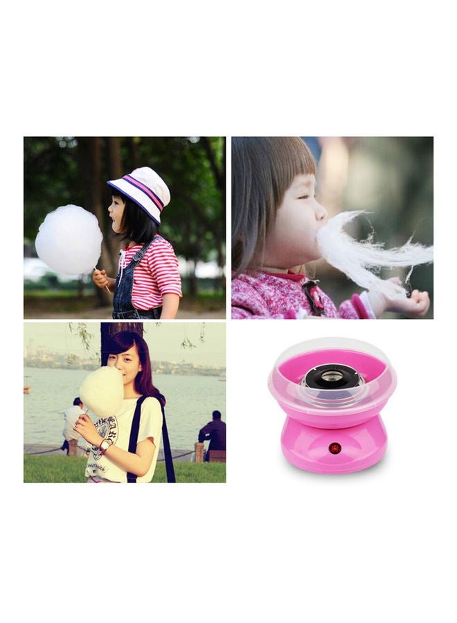 Mini Household Diy Cotton Candy Maker Pink 26x13x26cm - Image 4