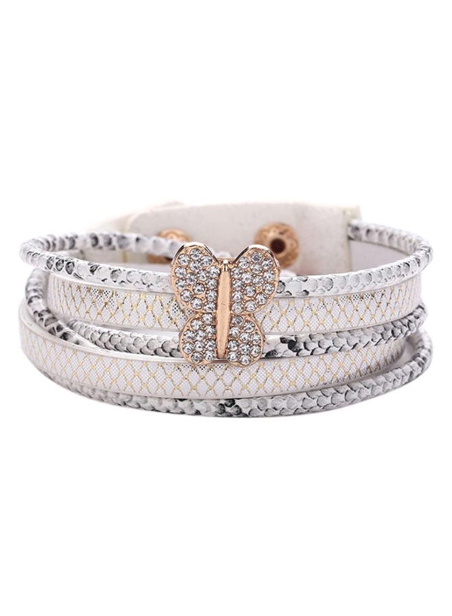 شاربدو سوار ملفوف مزين بشكل فراشة - Image 1