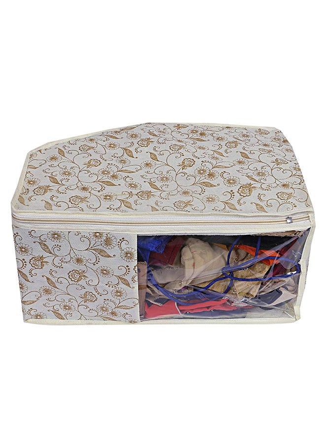 3-Piece Non-Woven Blouse Cover Beige 38 x 28 x 18.5cm  - Image 3