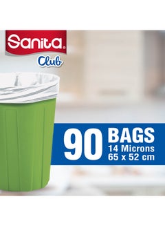 Sanita Trash Bags Biodegrdable Eco Pack 90 Bags White  - Image 4