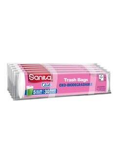 Sanita Trash Bags Biodegradable 150 Bags Small White  - Image 1