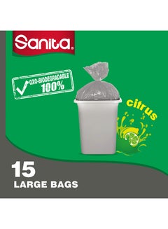 Sanita Scented Trash 15 Bags Clear  - Image 2