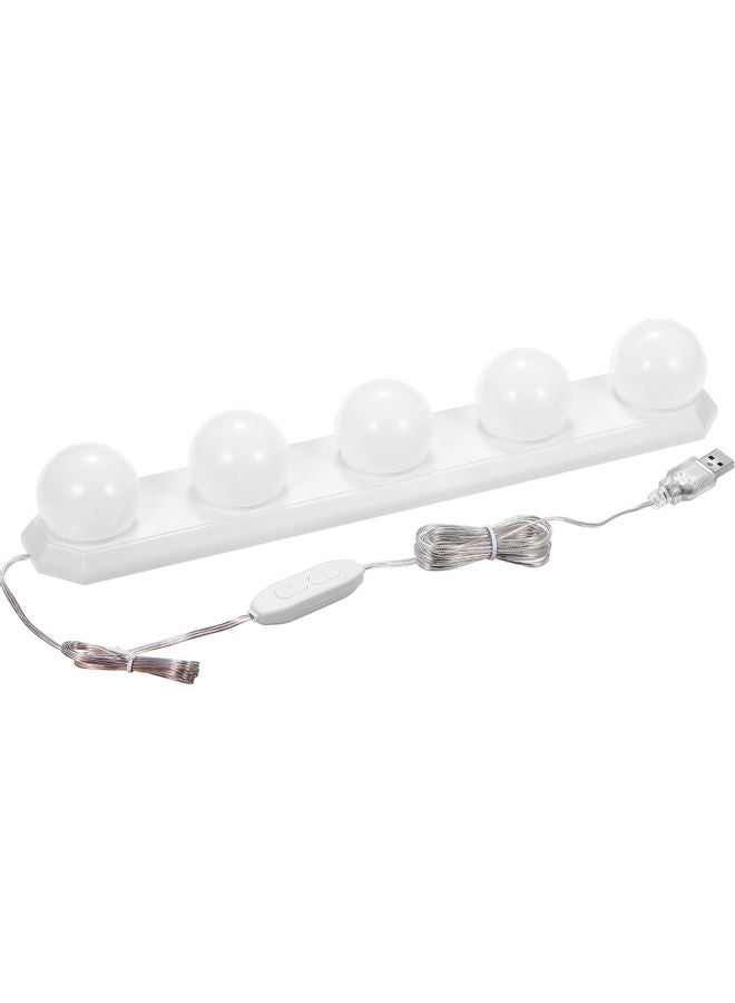 تومشاين مصباح LED عاكس محمول مع 5 مصابيح شحن USB متعدد الألوان 34.50 x 5.50 x 7.00سم  - Image 1