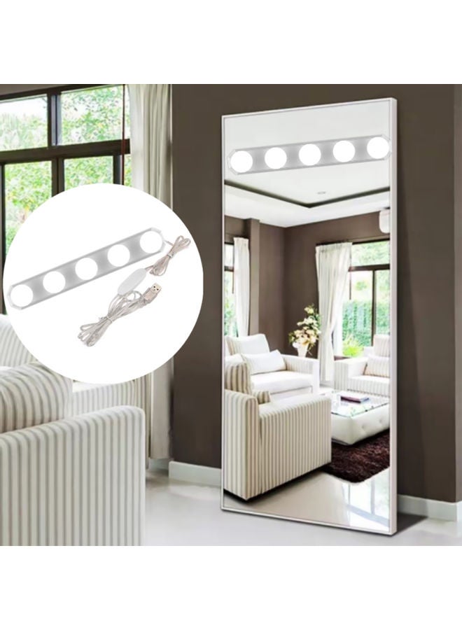 تومشاين مصباح LED عاكس محمول مع 5 مصابيح شحن USB متعدد الألوان 34.50 x 5.50 x 7.00سم  - Image 4