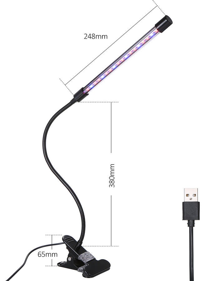 DC5V 18W 2-headed LED Plant Growing Light multicolour 33.00 x 4.80 x 13.00centimeter  - Image 5