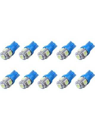 طقم مصابيح LED للسيارة بقدرة 1 وات مكون من 10 قطع أزرق 10.00 x 1.10 x 8.00Ø³Ù†ØªÙŠÙ…ØªØ± - v1608205753/N43135061A_1