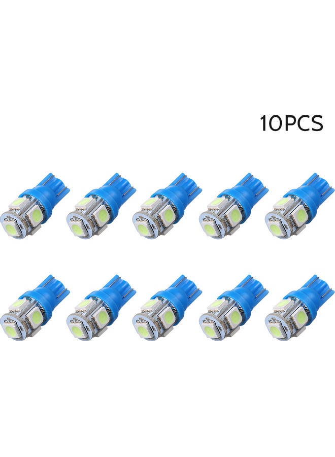 طقم مصابيح LED للسيارة بقدرة 1 وات مكون من 10 قطع أزرق 10.00 x 1.10 x 8.00Ø³Ù†ØªÙŠÙ…ØªØ±  - Image 4