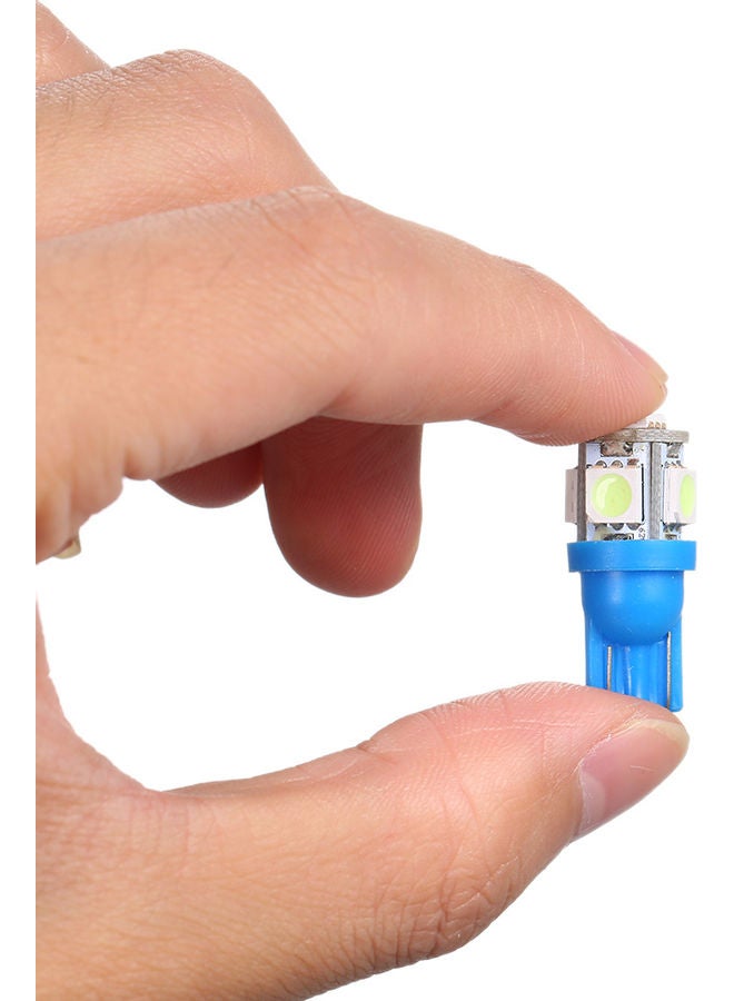 طقم مصابيح LED للسيارة بقدرة 1 وات مكون من 10 قطع أزرق 10.00 x 1.10 x 8.00Ø³Ù†ØªÙŠÙ…ØªØ±