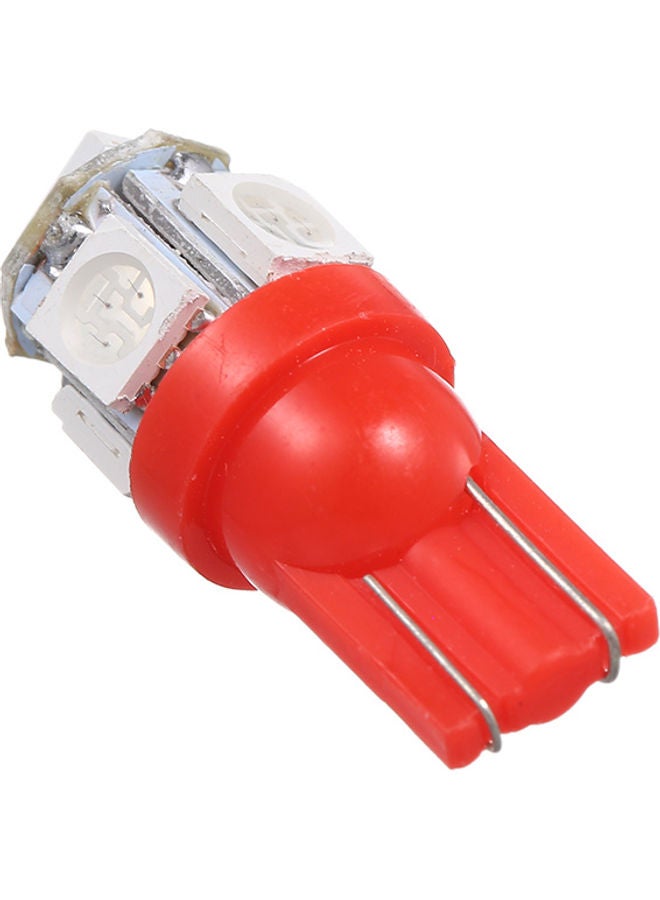 10-Pack 1W 5 LED Car Light Bulb Red 10.00 x 1.10 x 8.00centimeter - Image 3