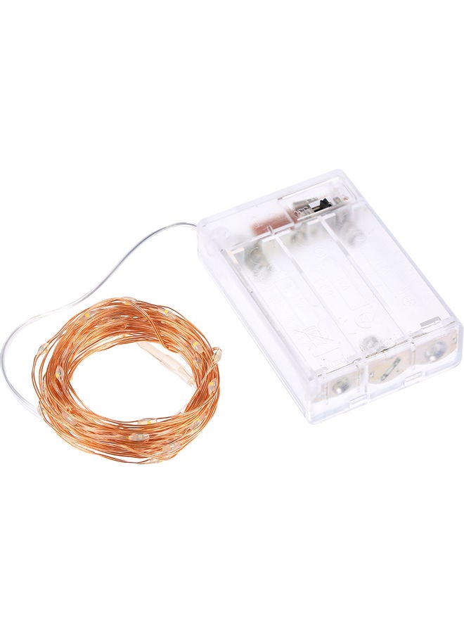 1W 100 LED Fairy Copper String Light multicolour 17.00 x 2.00 x 12.50cm - Image 1