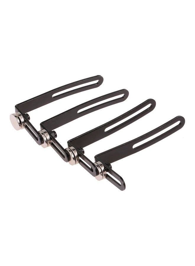 4 Piece  Car Shell Body Mount Metal L-Bracket with Magnet 9x2x5.5cm  - Image 3