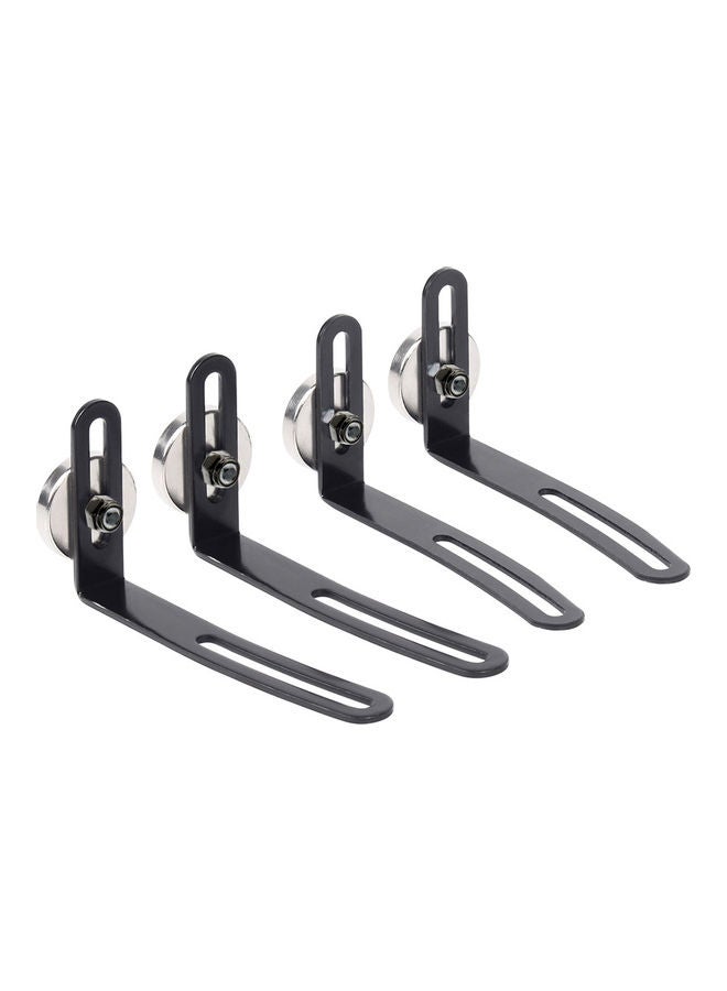 4 Piece  Car Shell Body Mount Metal L-Bracket with Magnet 9x2x5.5cm  - Image 5