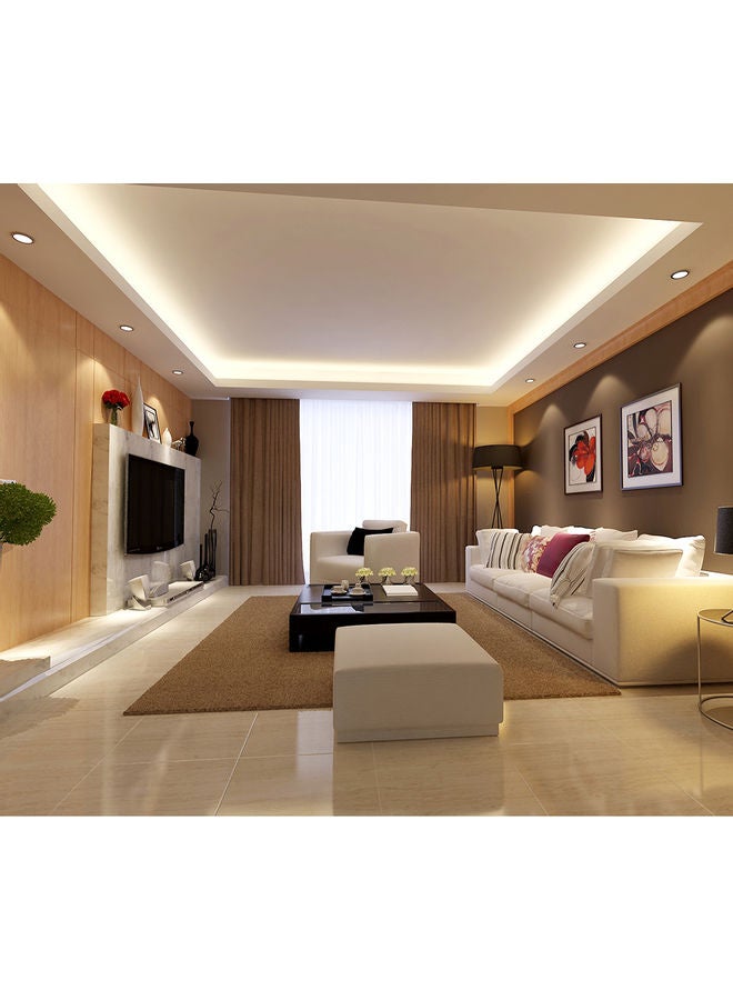 Ultra Thin 12W Recessed Ceiling Panel Lamp Down Light Circular Round Shape AC85 265V 60 LED White 21.30*2.80*18.50centimeter  - Image 3
