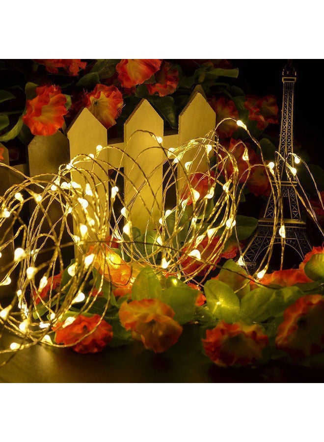 شريط إضاءة قابل للانحناء بتصميم مرن للغاية يعمل بالبطارية ومزود بعدد 20 مصباح LED بطول 2 متر . أبيض دافئ 8.00*0.50*6.00Ø³Ù†ØªÙŠÙ…ØªØ± - Image 2