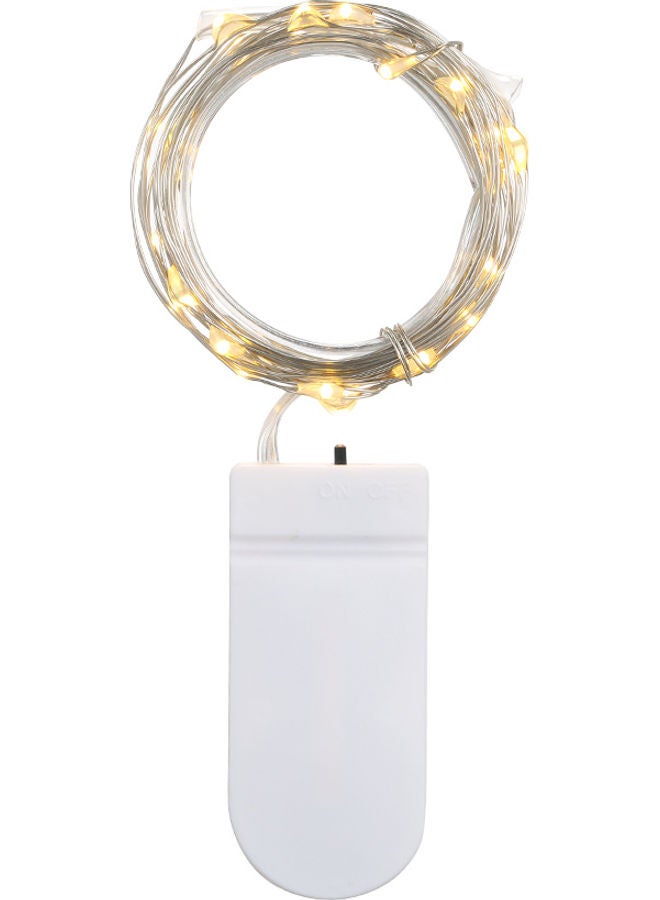 شريط إضاءة قابل للانحناء بتصميم مرن للغاية يعمل بالبطارية ومزود بعدد 20 مصباح LED بطول 2 متر . أبيض دافئ 8.00*0.50*6.00Ø³Ù†ØªÙŠÙ…ØªØ± - Image 4