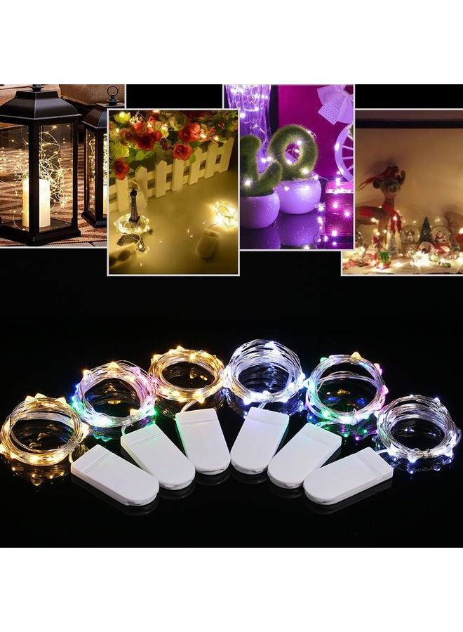 شريط إضاءة قابل للانحناء بتصميم مرن للغاية يعمل بالبطارية ومزود بعدد 20 مصباح LED بطول 2 متر . أبيض دافئ 8.00*0.50*6.00Ø³Ù†ØªÙŠÙ…ØªØ± - Image 5