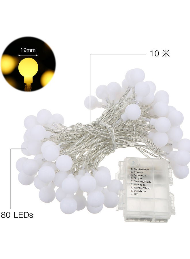 Tomshine 80-LED String Light With Remote Yellow  - Image 2