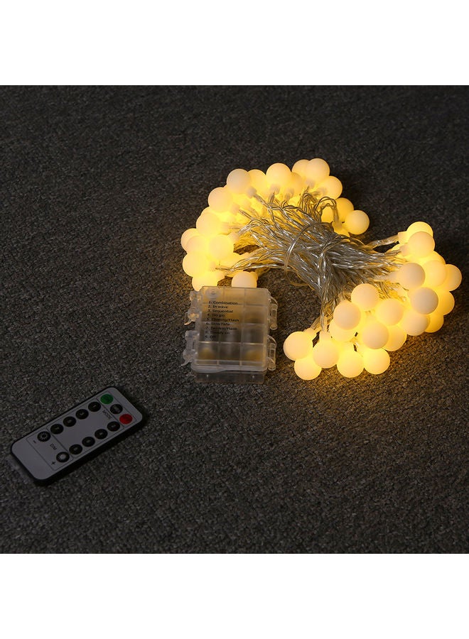 Tomshine 80-LED String Light With Remote Yellow  - Image 4