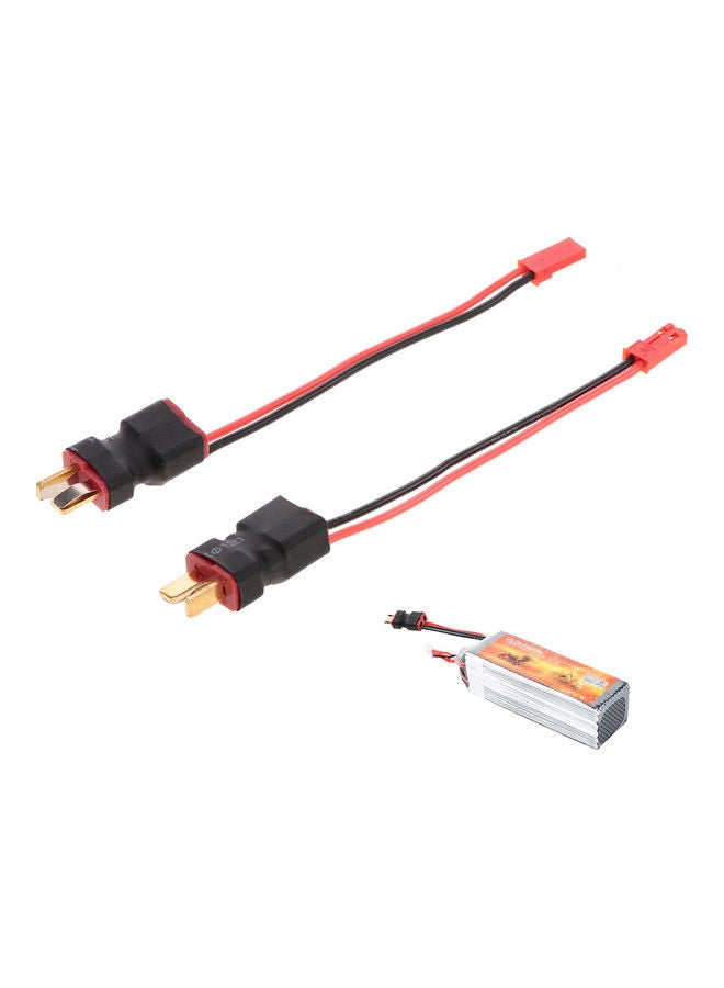 2Piece JST Plug Connector Adapter Convertor For RC Car 10 x 1 x 6.5cm  - Image 1