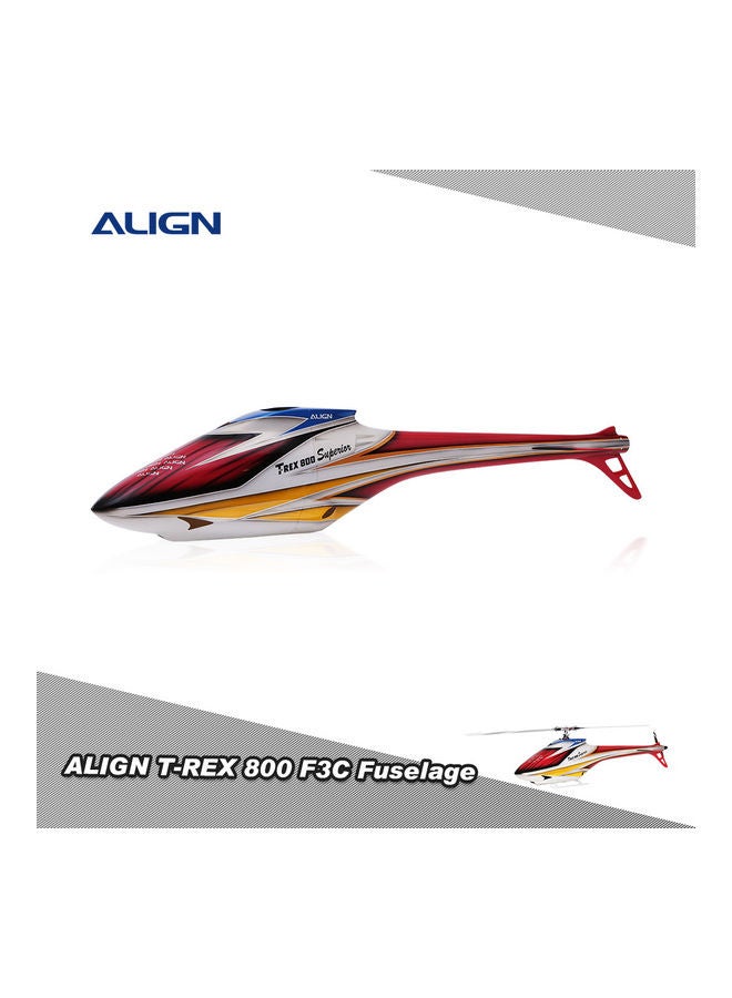 Align - T-REX 800 F3C RC Helicopter Spare Parts Accessories F3C Fuselage HF8001T Suitable for T-REX 800 Superior 700E 161.5 x 32 x 32cm - Image 1