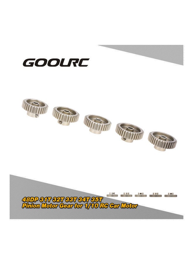 GoolRC Pinion Motor Gear Combo Set for 1/10 RC Car Brushed Brushless Motor 10 x 1.5 x 6cm  - Image 4