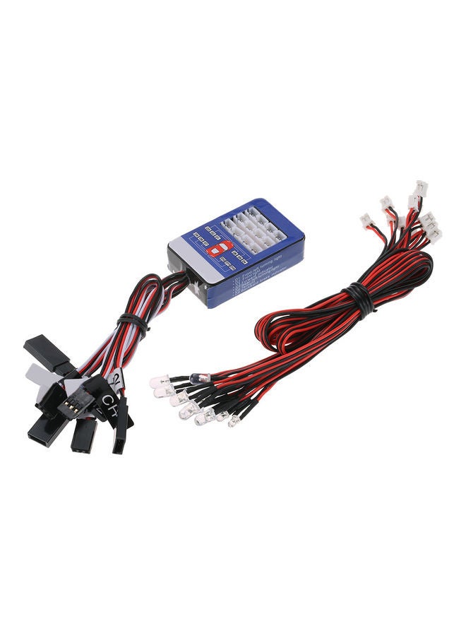 12 LED Smart Simulation Flash Lights multicolour 16 x 4 x 7cm  - Image 2