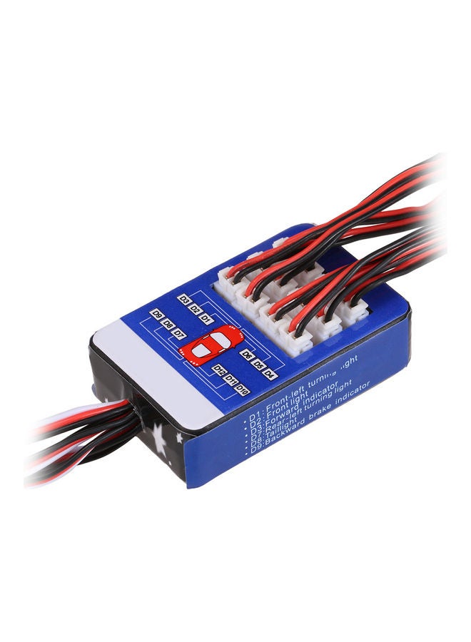 12 LED Smart Simulation Flash Lights multicolour 16 x 4 x 7cm  - Image 3
