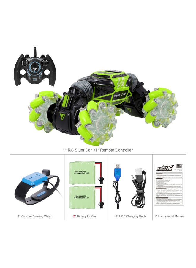 Watch Gesture Sensor Control RC Stunt Car With LED Light Music 2 Battery 32x13x22cm - Image 1