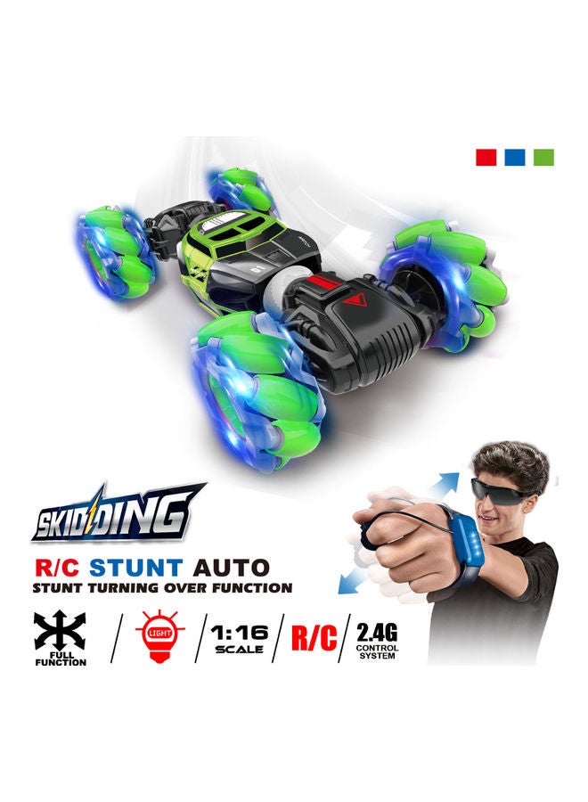 Gesture Sensor Control RC Stunt Car With LED Light Music 32x13x22cm - Image 2