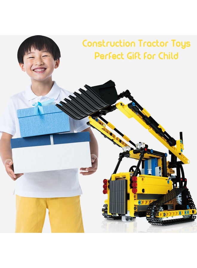Generic HT3079 512 Piece Remote Control Construction Tractor Toy 512 Upto 12 Months  - Image 5