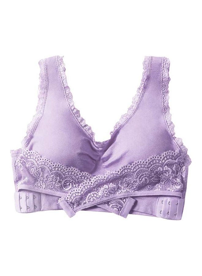 حاملة صدر بتصميم فيست مناسبة للركض وجيدة التهوية, بدون أسلاك أرجواني - Image 1