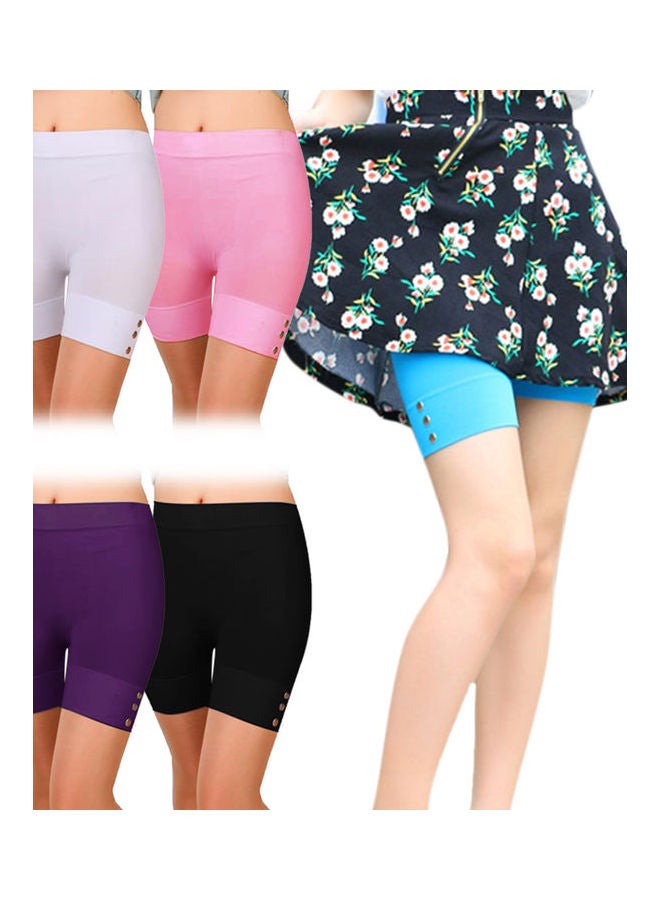 Breathable Quick-drying Polyester Safety Panties Short Underpants Leggings Black  - Image 2