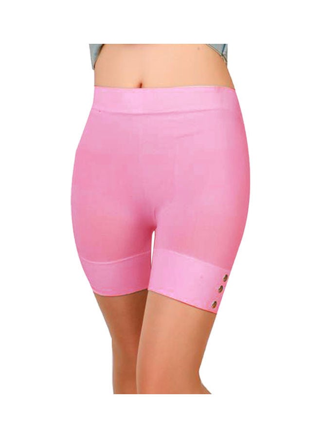 Breathable Quick Drying Polyester Safety Panties Short Underpants Leggings Pink  - Image 1