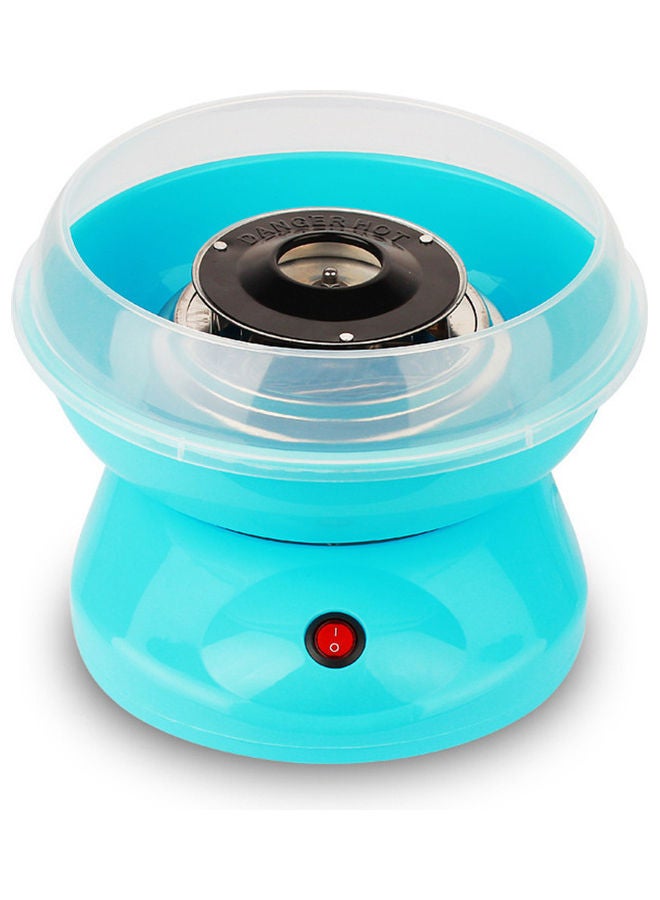 ماكينة صنع حلوى غزل البنات منزلية صغيرة يمكنك صنعها بنفسك أزرق 26x13x26سم - Image 1