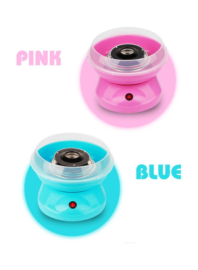 ماكينة صنع حلوى غزل البنات منزلية صغيرة يمكنك صنعها بنفسك أزرق 26x13x26سم - Image 2