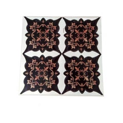 ماركة غير محددة Froral Printed Floor And Wall Decorative Sticker Multicolor 10×10cm  - Image 2