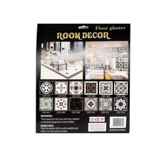 ماركة غير محددة Froral Printed Floor And Wall Decorative Sticker Multicolor 10×10cm  - Image 3