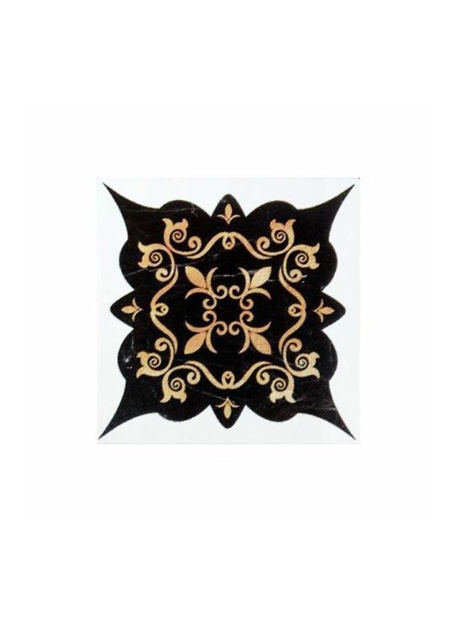 Froral Printed Floor And Wall Decorative Sticker Multicolor 10×10cm  - Image 1