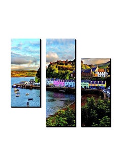 Fast Print 3-Piece Lo2Lo2 Decor Canvas Modern Places Tableau Set Multicolour 70 X 30cm  - Image 1