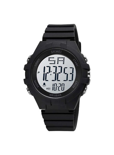 Men's 1715 Army Style Waterproof Silicone Band Sport Wristwatch