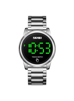 SKMEI Men's 1684 Led Touch 30m Digital Metal Stainless Steel Watch  - Image 1