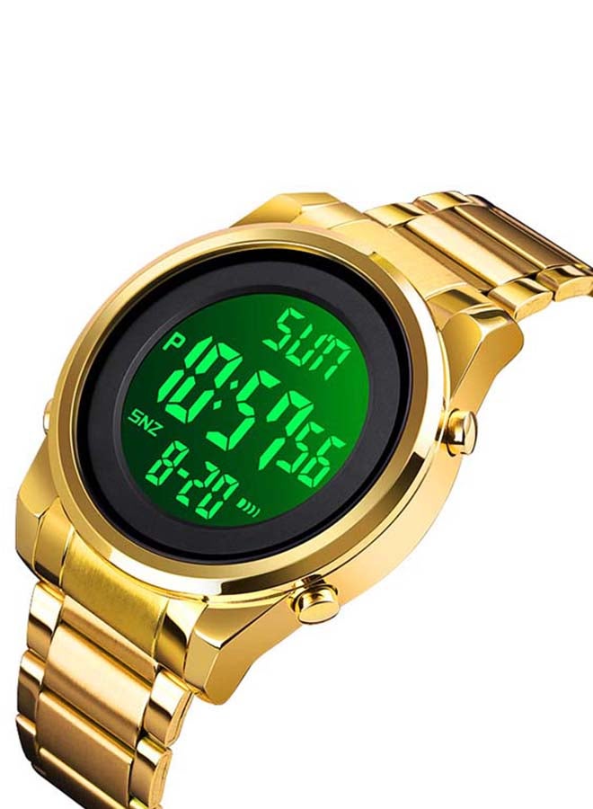 SKMEI Men's 1611 Alloy Fashion Digital Watch - 43 mm - Gold - Image 2