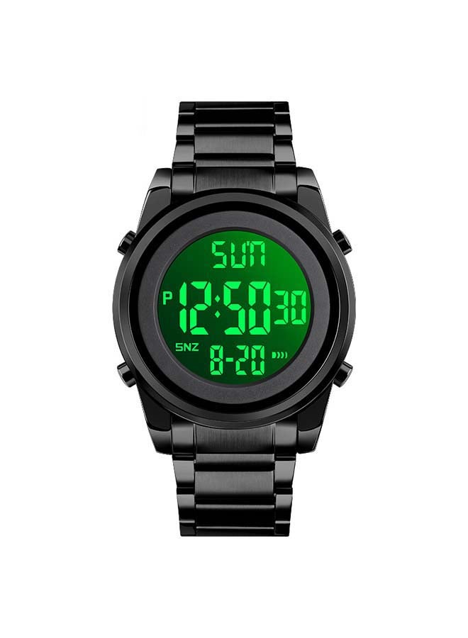 SKMEI Men's 1611 Alloy Fashion Digital Watch - 43 mm - Black - Image 1